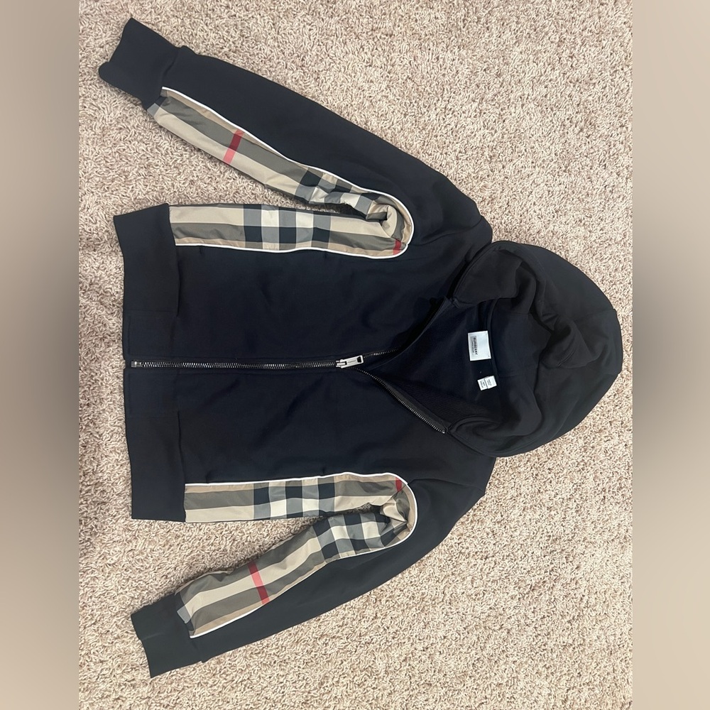 Burberry Boy zip up sweater